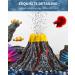 Uniclife Aquarium Volcano Ornament Kit with LED Light and Air Stone - Realistic Resin Decoration for Fish Tank Landscape - Multicolor - Buy Online on GoSupps.com