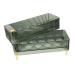 jojofuny Fridge Egg Organizer Box Egg Holder for Fridge Eggs Egg Carrier Egg Tray Fridge Egg Holder Dog Anti-collision re-usable Green 26.5X16X10CM