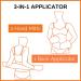 Outback Series 3-in-1 Self Tanning Mitt Applicator Set - for Oil, Lotion, Cream, Sunscreen & Tanner - Includes Back Applicator & 2 Hand Mitts - Buy Online on GoSupps.com