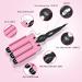3 Barrel Curling Iron Wand - Hair Curler & Crimper for Short Hair Styling | US 32mm Hair Waver Tool - Buy Online on GoSupps.com