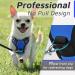 Buy Eagloo Anti-Train Dog Harness for Small Dogs - Adjustable Durable Reflective Strips for Walking & Jogging - XS Blue (1 Pack) - Buy Online on GoSupps.com