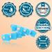 Toe Spreader Silicone | 6x Gel Separator for Hallux Valgus & Bunion Correction | All-Toe Hammer Toe Relief | Blue - Buy Online on GoSupps.com