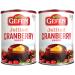 Gefen Jellied Cranberry Sauce 16oz (2 Pack) | All Natural No High Fructose Corn Syrup | Kosher for Passover