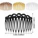 Prasacco 16 Pieces Hair Combs for Women Accessories French Hair Side Combs Plastic Twisthair Hair Accessories Comb Hair Clips Bridal Wedding Veil Teeth Hair Combs for Girls - Buy Online on GoSupps.com