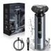 Electric Razor for Men Face Sejoy Electric Shaver Rechargeable Cordless 3D Floating Head UP to 180 Min Shaving Metallic IPX7 Waterproof Shaver