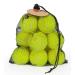 SPORTSPET Tennis Balls for Dogs - Extra Bouncy - Non Toxic - Durable - Long Lasting - Floats (12 Pack) (63.6mm)