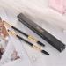 2pcs Docolor Duo Eyebrow Brush  Professional Eye Makeup Tool  Eyeshadow Brush and Spoolie Brush Black 2pcs black - Buy Online on GoSupps.com