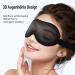 Umisleep 3D Sleep Mask for Side Sleepers - Adjustable Light Blocking & Breathable Eye Mask for Travel & Yoga - Unisex Black - Buy Online on GoSupps.com