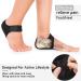 Adjustable Breathable Heel Support for Plantar Fasciitis - 4 Pcs Heel Cushions for Heel Pain Relief | Black, Large - Buy Online on GoSupps.com