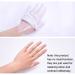 4 Pairs Moisturizing Cotton Hand Spa Gloves - Soft White for Spa & Hydration - International Shipping Available - Buy Online on GoSupps.com