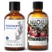 HIQILI 30ML Rosemary Essential Oil & 30ML Strawberry Fragrance Oil for DIY Diffuser