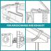 HG Power Exhaust Hose 125mm - 5m Flexible PVC Aluminum Tube for Sound Insulation & Thermal Protection - Premium Exhaust Ventilation Solution - Buy Online on GoSupps.com