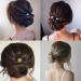 Set of 3 Twist Screw Hair Pins for Bun Styling - Spiral Hair Bun Stick Clips for Women - Buy Online on GoSupps.com