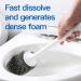 Eco-Friendly Toilet Cleaner Strips | 120 Quick Foaming Sheets - Biodegradable Plastic-Free Ocean Dew Scent - Buy Online on GoSupps.com