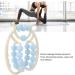 Dadea Muscle Scooter & Massage Roller | 20 Wheels for Leg Relief | Versatile Clay Device for Muscle Fatigue - Blue - Buy Online on GoSupps.com