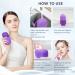 Ice Mold & Face Roller - Reusable Silicone Ice Roller for Facial Treatment De-Puff Eyes & Tone Skin (Blue - Buy Online on GoSupps.com