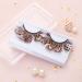 White False Eyelashes for Halloween & Cosplay | Natural Look Anime Makeup | D03-Brown Tiger Print - Buy Online on GoSupps.com