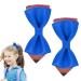 Teacher Hair Clips Pencil Bows Hair Clips for Back to School | School Hair Accessories Strong Hold Claw Clips for Kindergarten Students Cheerleader Girls Blue