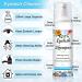 Qinzave 150ml Eyelash Extension Cleanser + USB Fan | Shampoo, Eye Gel Pads, Mascara Brushes | Lash Cleanser for Salon & Home Use - Buy Online on GoSupps.com