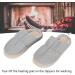 Electrically Heated Slippers - USB Heating Plush Shoes for Ultimate Warmth at Home - Non-Slip Gray Design - Buy Online on GoSupps.com