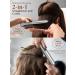 Portable 2-in-1 Cordless Hair Straightener & Curler | Wireless Mini Flat Iron for Travel | Rechargeable Beauty Tool - Buy Online on GoSupps.com