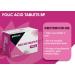 PuroSure Folic Acid 400mcg Tablets - 90 Count - Pregnancy Care & Immune System Support - Buy Online on GoSupps.com
