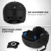 Odoland Snow Ski Helmet and Goggles Set - Sports Protective Gear for Skiing and Snowboarding - Black - Size S (21-22''/54-56cm) - Buy Online on GoSupps.com