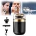 Capsule Shaver Mini Portable Shaver Mini Portable Electric Shaver Washable Automatic Men's Electric Shaver Type-C Charging (Black)