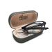 PANTONA Reading Glasses Foldable Lightweight Frame Presbyopia Flexible with Mini Bag Portable Black 2.50