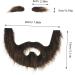 FOYTOKI 1 Set Beard Dress up Omfortable Eyebrow Faux Beard Prop Grey Santa Claus Beard False Mustache Plush - Buy Online on GoSupps.com