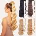 Ponytail Extensions Resistant Synthetic Hairpiece for Women Ponytail Hair Extensions Ponytail Extension 22" Long Wave Curly Wrap Around Pony Tail Heat for Women(Color:2) 22inches 2 - Buy Online on GoSupps.com