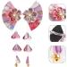 Gadpiparty 1 Pair Hair Jewelry Hair Clips for Girls Japanese Style Barrette Flower Tassel Hairpin Fan Barrettes Hair Accessories for Girls Hair Clips for Thick Hair Bride Decorate Metal Cloth - Buy Online on GoSupps.com