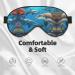 Dolphins Sea Turtle Shark Octopus Eye Mask - Ultra-Soft Light-Blocking for Comfort & Restful Sleep | International Shipping Available - Buy Online on GoSupps.com