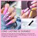 Saviland 4 in 1 Gel Nail Glue - Extra Strong UV Nail Glue for Long Lasting Nail Extensions - 2PCS Set for Home Nail Art DIY - Buy Online on GoSupps.com