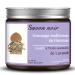 Black Soap Scrub with 100% Natural Lavender Essential Oil - Exfoliating for Soft and Soothing Skin - 250g