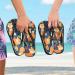 Mnsruu Multi-Colored Flip-Flops with Fox Flower & Mushroom Leaves - Perfect for Home Hotel Spa & Travel | Unisex Footwear for Men & Women - Buy Online on GoSupps.com