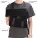 Adjustable Arm Sling Shoulder Immobilizer | Rotator Cuff Support Brace - Black - Buy Online on GoSupps.com