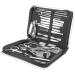 Black Nail Clippers Set Portable Manicure Tools Kit Mess and Hygienic for Travel - Buy Online on GoSupps.com