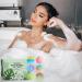 Bubble Bath Ball - Easy to Use Bath Bubble Salt Ball | Natural Bubble Bath Bombs Bubble Bath Set Fizzy Bubble Bath for Relaxation Moisturizing Suitable for Women Kids and Men - Buy Online on GoSupps.com