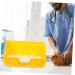 TOGEVAL Box Rabbit Toilet Small Pet Toilet Bunny Potty Pet Training Corner Pet Pee Toilet Pet Supply Bunny Toilet Little Pig Pee Toilet Pet Potty Pet Litter Tray Rabbit Potty 28.5X23.5X15.5CM Yellow - Buy Online on GoSupps.com