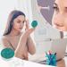 Shop Bagea-Ka Vintage Moroccan Contact Lens Case Kit | Gold Line Teal Pattern | Eye Care Essentials for Travel & Home - Buy Online on GoSupps.com