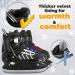 Nattork Adjustable Kids Ice Skate Shoes for Boys - Grey M(1Y-3Y) | Soft Padding, Reinforced Ankle Support | Fun to Skate! - Buy Online on GoSupps.com