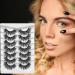 Fluffy False Eyelashes Cat Eye Lashes 7 Pairs D Curl Russian Strip Lashes Natural Look Wispy Lashes Dramatic Faux Mink Lashes Reusable Fake Eyelashes - Buy Online on GoSupps.com