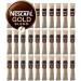 NESCAF Gold Blend Coffee Sachets Individually Wrapped x 30 x 1.8g Sticks - Bundle with Refillable Silver Window Lid Tin and Latte Spoon for Home Travel or Desk - Buy Online on GoSupps.com