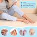 3 Pairs White Gel Toe Separators & Stretchers | Toe Spacer for Overlapping Toes | Correct Bunions & Relax Toes | Ideal for Running, Yoga, Pedicure - Buy Online on GoSupps.com