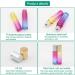 Rowiz 10PCS 10ml Gradient Color Glass Roll on Bottles UV Protection Essential Oil Glass Bottles with Stainless Steel Roller Balls and Gold or Silver Screwcap Rose Red-blue and Yellow-rose Red Gradient - Buy Online on GoSupps.com