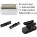 2PACK Replacement Foil and Cutters Compatible with BaBylissPRO Barberology Cordless Metal Double Foil Shaver FXFS2 (FOILFX02) (Silver) Silver/2pc - Buy Online on GoSupps.com