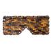 ideayard Jade Eye Mask Tiger Eye Cooling Jade Sleep Eye Mask 100% All Natural Soothe Stone Eye Mask Tiger' Eye Eye Mask