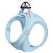 Heele dog harness adjustable anti train dishes reflective breathable dishes dogs light breast harness small dogs for walking training reflective blue m