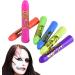 Neon Body Paint - Bright Colors - Safe Washable Pencil Sticks for Outdoor Parties Adults Birthday Makeup Club Halloween Masquerade Ball - Buy Online on GoSupps.com